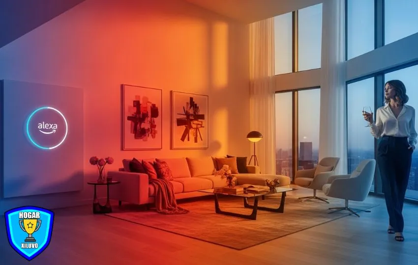Automatización doméstica con asistentes virtuales y sonido sincronizado